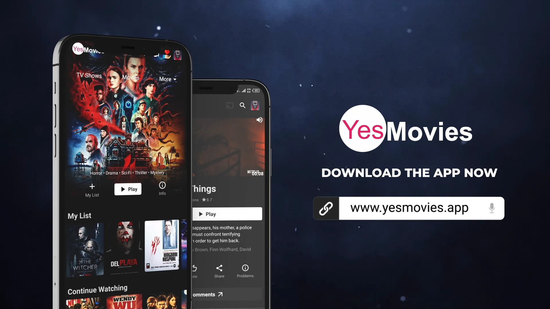 Yesmovies App APK Download Official Site